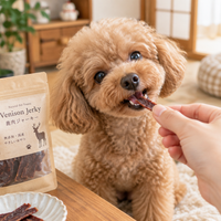 【彩イロドリ】鹿肉 ジャーキー・低カロリー高たんぱくお犬用おやつ無添加