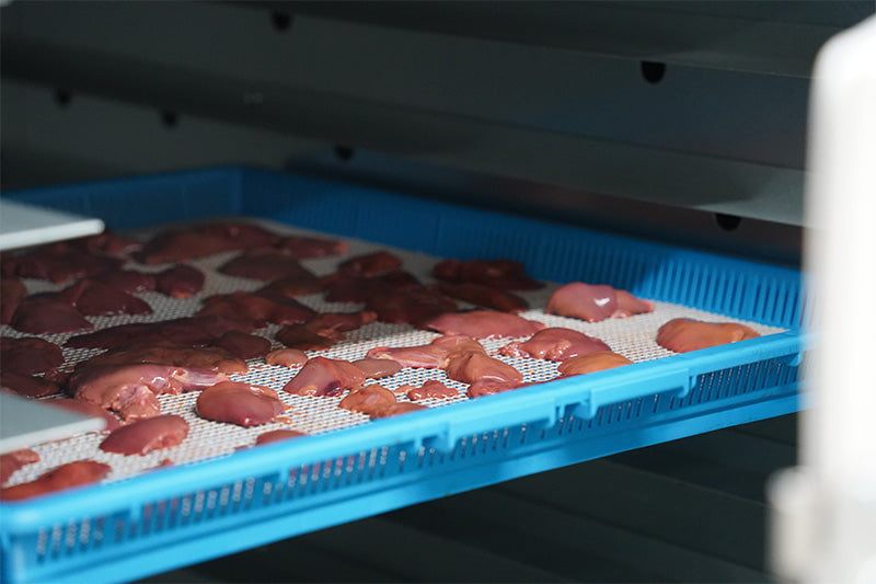 調理場での手仕事